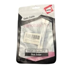 iPhone to 3.5mm Audio Adapter for iPhone, Short White Cable, Lightweight